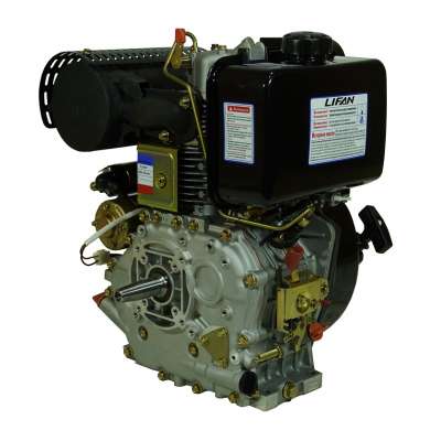 Двигатель Lifan Diesel 192FD, 6A конусный вал (V for generator)